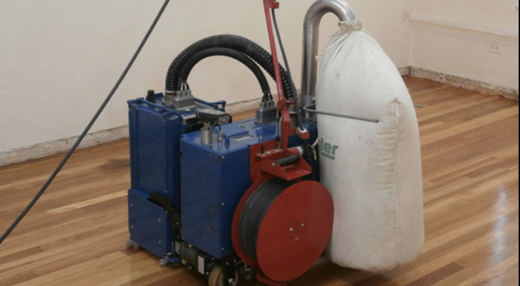 Robotic floor sanding - Old World Hardwood Floors, Oklahoma